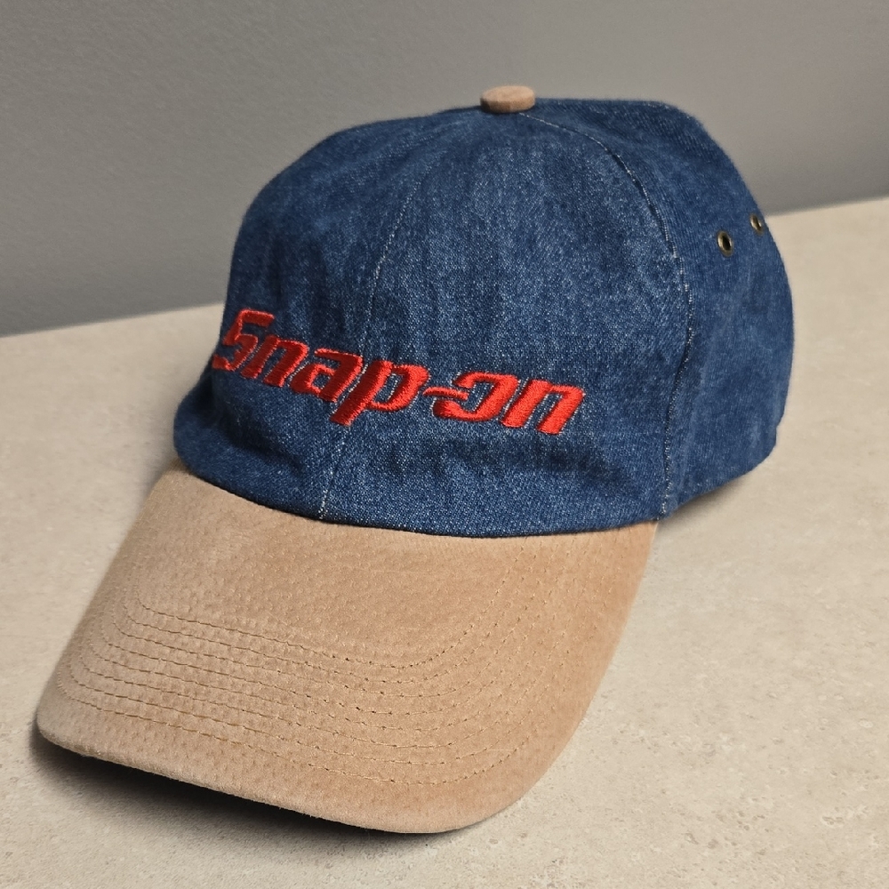 Vintage Snap-on  blue and Tan Men's Cap